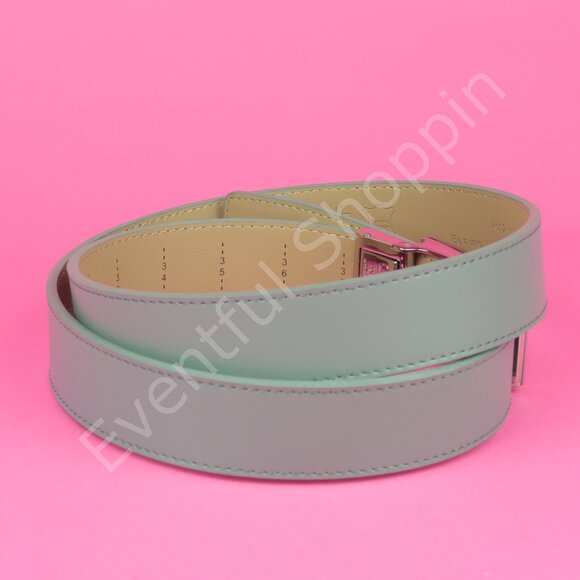 Neubelt Ratchet Belt Mens 38 Gray Precut Vegan Leather - Picture 3 of 9